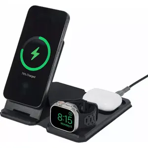 3-in-1 Headphones Urban Armor Gear SRGE Wireless Charging Black Grey