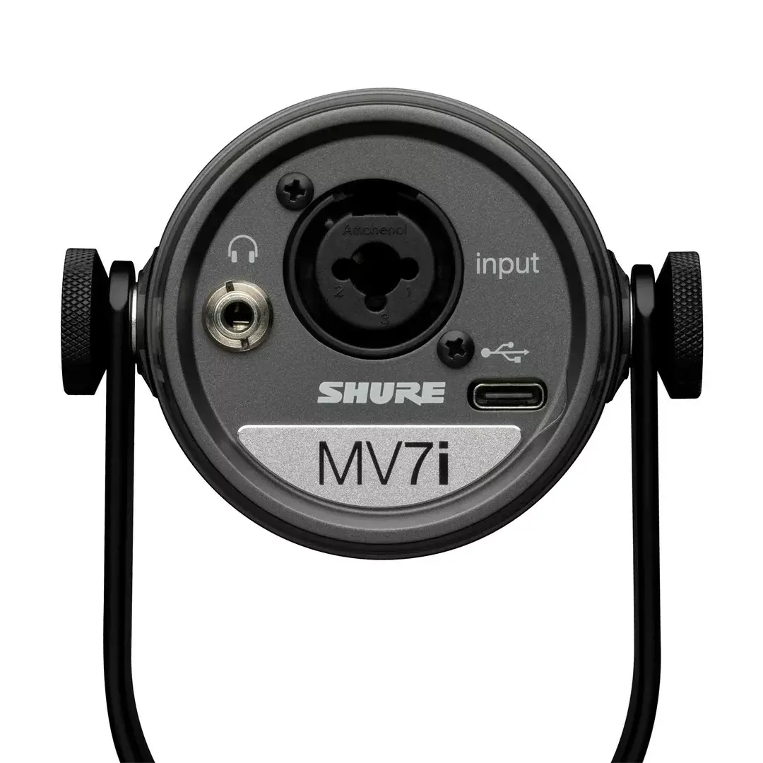 Shure MV7I podkāstu mikrofons — USB-C/XLR Photo 7