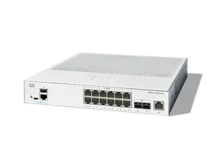 Управляемый коммутатор L2/L3 Cisco Catalyst C1300-12XT-2X с коммутационной способностью 280 Гбит/с и поддержкой монтажа в стойку