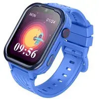 Viedpulkstenis Garett Electronics Essa 4G Kids zilā krāsā ar GPS izsekošanu un SOS