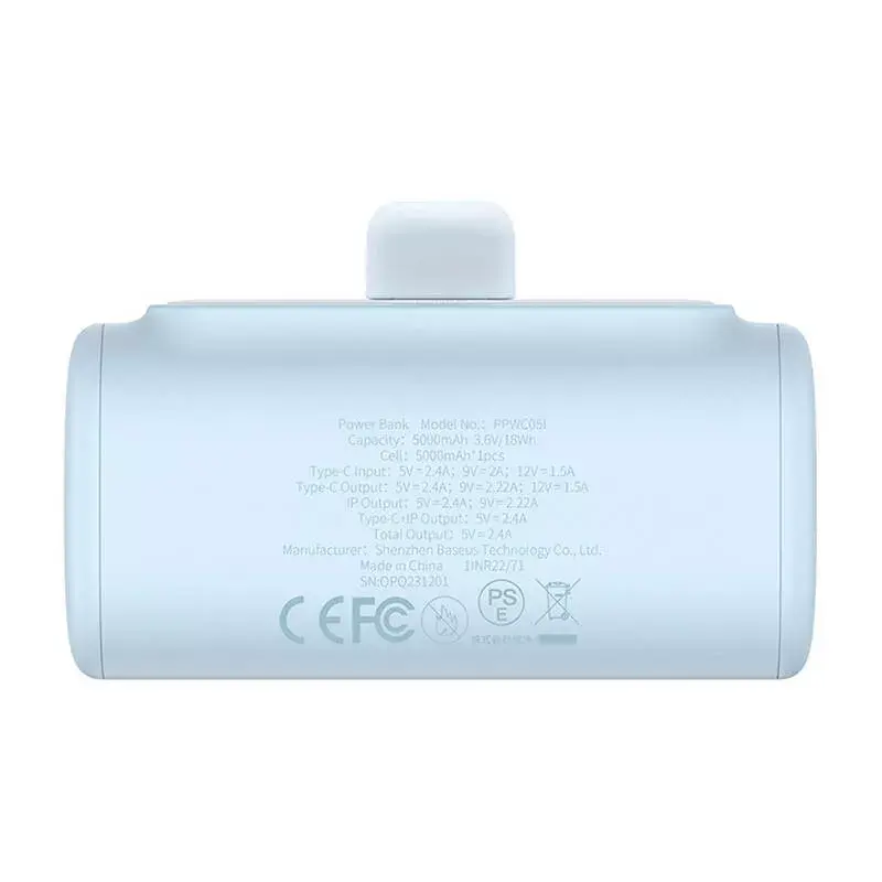 Portable Charger Baseus Compact IP P10068307313-00 Photo 5