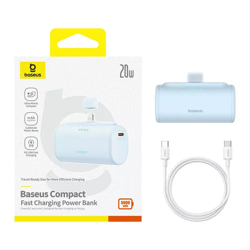 Portable Charger Baseus Compact IP P10068307313-00 Photo 8
