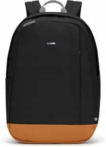 Mugursoma Pacsafe GO 25L — melna, ūdensizturīga, viegla