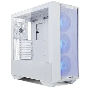 Lian Li LANCOOL III Midi Tower PC Case, White, Tempered Glass, Supports EATX, ATX, Micro-ATX, Mini-ITX