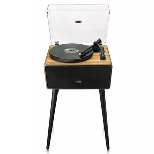 Проигрыватель винила Lenco LS570OK с встроенными колонками, Bluetooth 5.0, головкой Audio‑Technica, 70 Вт RMS, 33/45 об/мин