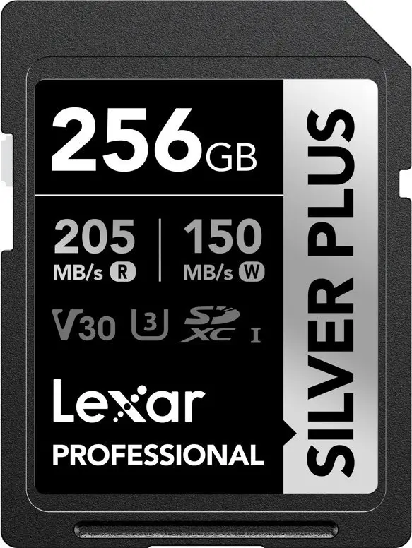 Zibatmiņa Lexar 256GB UHS-I SDXC SilverP