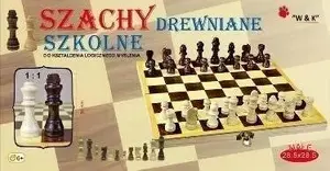 Wooden School Chess Set w&k Model 504524 – Small Size, Complete Pieces