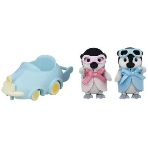 Sylvanian Families Penguin Babies Ride ‘n Play Epoch 5054131056950 Toy Set with Multicolour Figures for Children Aged 3 Years and Older