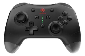 Deltaco Gaming GAM-183 Wireless Joystick and Engine Control Lever Controller for Nintendo Switch Black Bluetooth and USB with Turbo Button