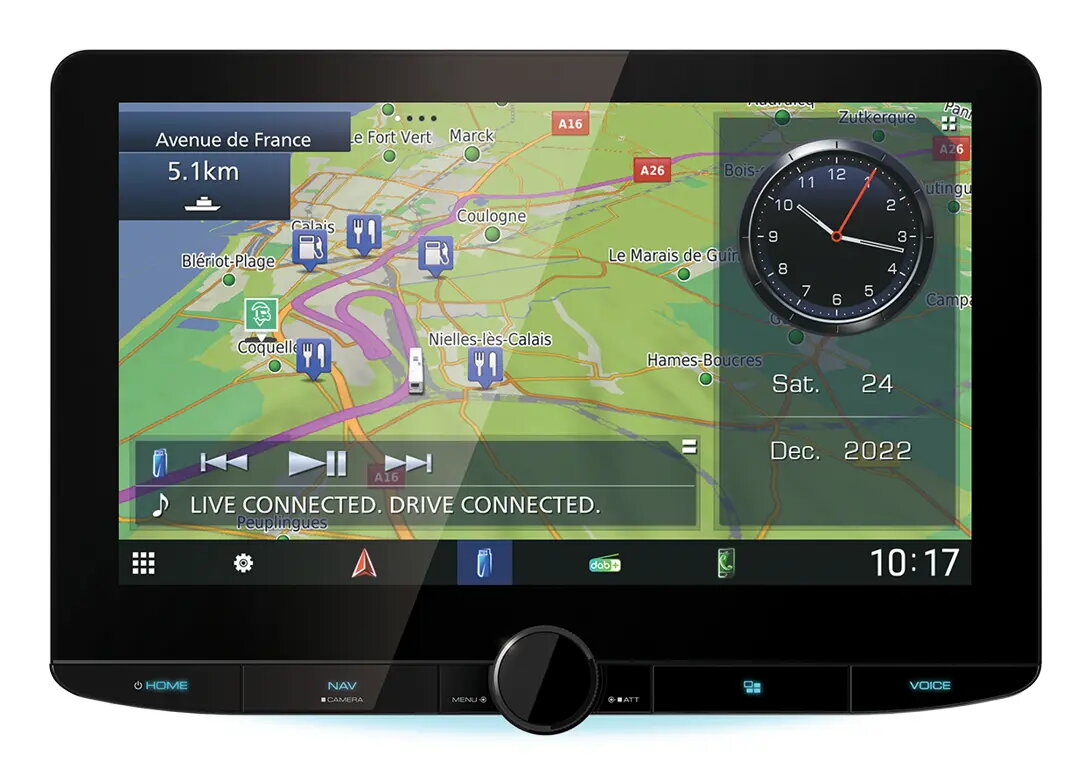 Kenwood DNR992RVS automašīnas navigācijas sistēma ar