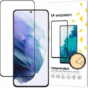 Защитное стекло Wozinsky для Samsung Galaxy S23+ Full Glue 9H на весь экран с чёрной рамкой