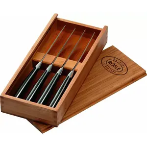 Kitchen steak knife set Roesle 25147 — 4 pcs, steel blades 11.7 cm