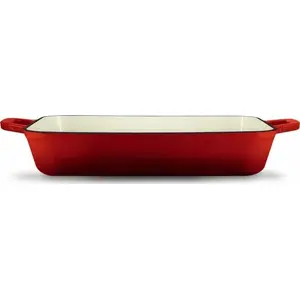 Baking Dish Sourcing 3.2L Capacity PAN33RED — 3.2 L Ovenproof Ceramic/Glass Serving Dish