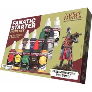 Acrylic Paint Set Army Painter WP8066P — 11 pcs, liquid acrylics in assorted colors (blue, brown, gold, green, metallic, red, white, yellow)