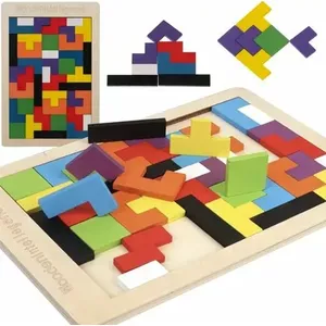 Wooden puzzle game Kruzzel 22667 — Kruzzel wooden jigsaw puzzle set