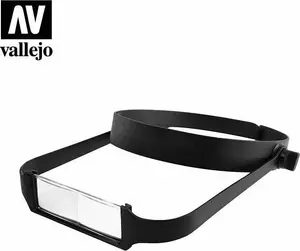 Headband Magnifier VALLEJO 2022405 with 4 Lenses, 3.5× magnification, black