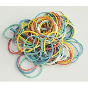 Rubber Bands Q-Connect KF10630 assorted colours, 25 g pack