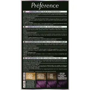 Hair Color L’Oreal Paris Preference 3.161 Magnetic Plum — Permanent Hair Dye, Shade 3.161