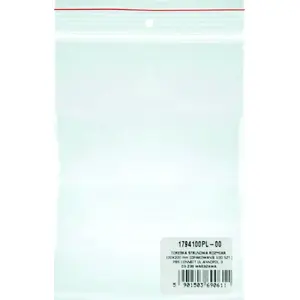 Пакет с завязкой Office Products LDPE 100×200 мм, 100 шт., прозрачный