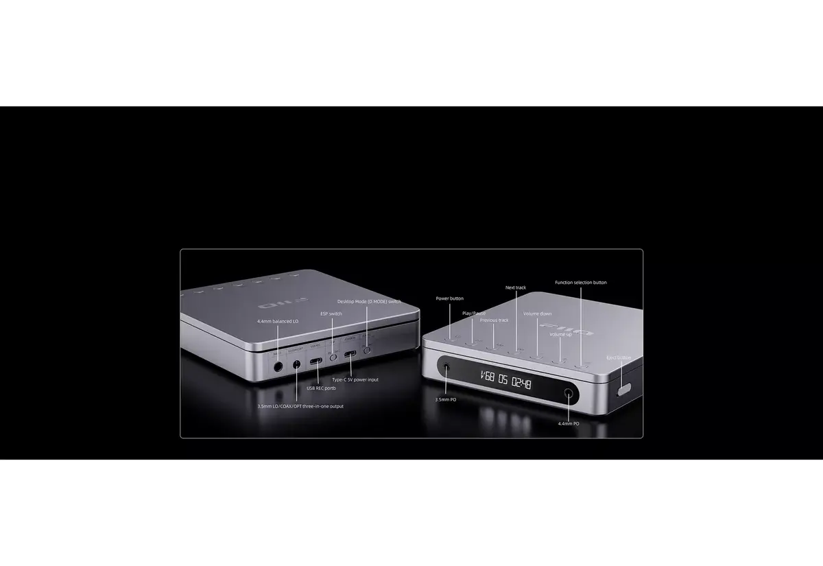FiiO DM13 портативный CD-плеер Photo 10