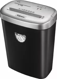 Paper shredder Fellowes 53C, cross-cut, 22 cm working width, 35 mm shredding size, black