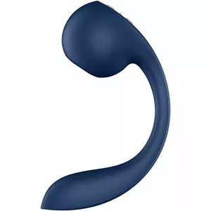Вибратор Satisfyer Силикон Темно-синий