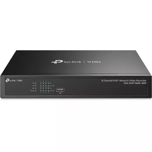 TP-Link VIGI 8-Channel PoE+ Network Video Recorder, 4K Resolution, SATA Interface