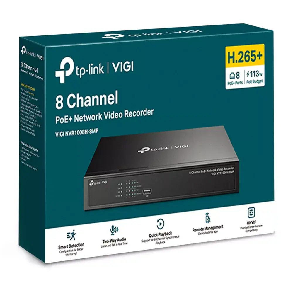 TP-Link VIGI 8-Channel PoE+ Network Video Recorder Photo 4