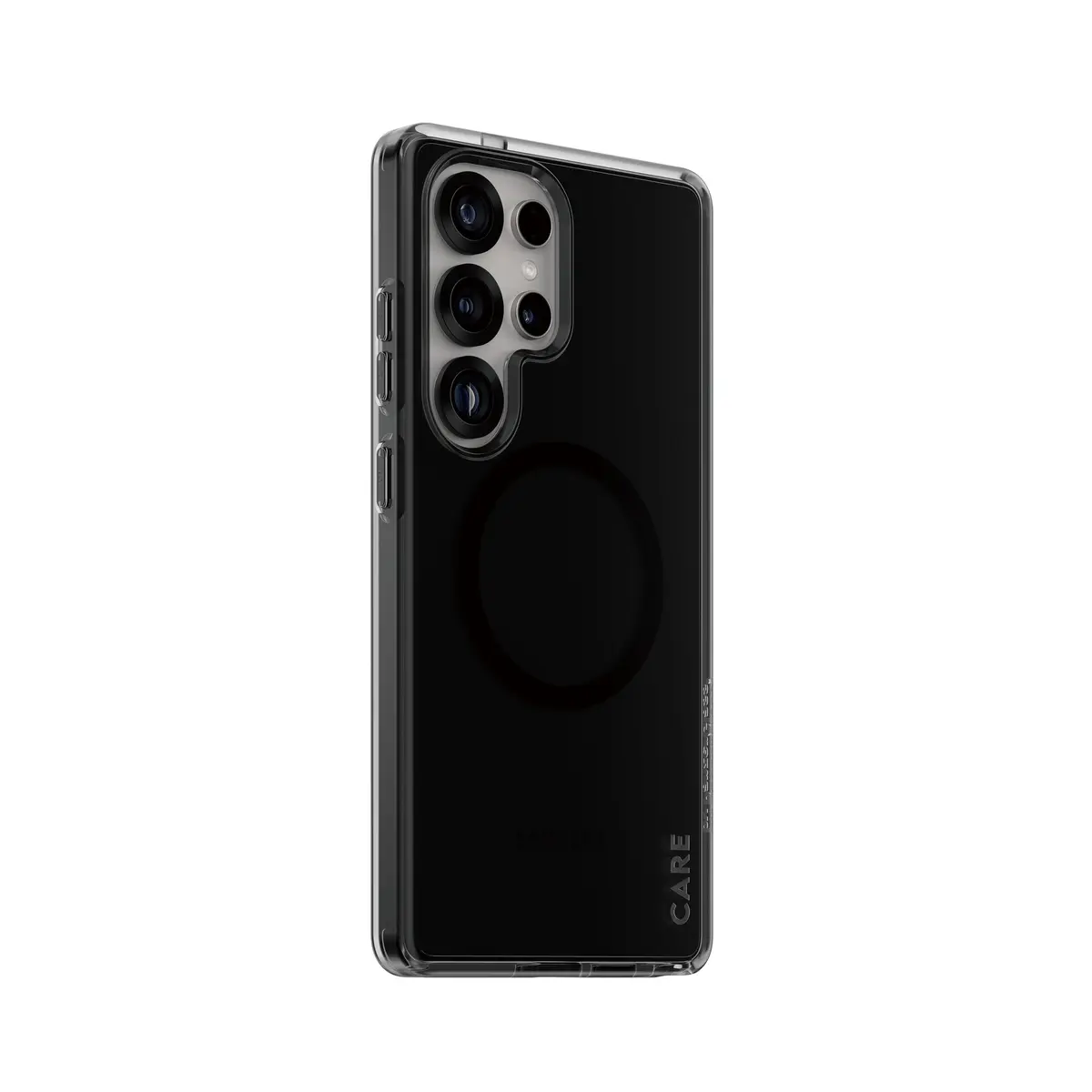 PanzerGlass CARE Smokey Case Black Qi