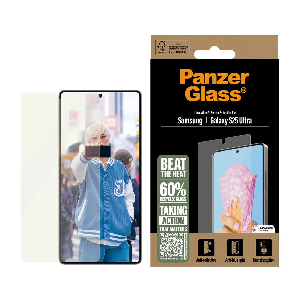 Защитное стекло PanzerGlass Samsung Galaxy S25 Ultra Photo 2