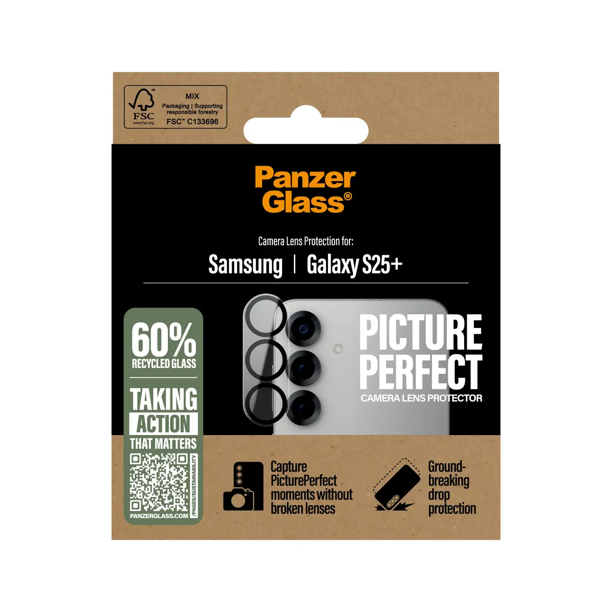 Защита камеры PanzerGlass PicturePerfect для Galaxy S25+ Photo 3