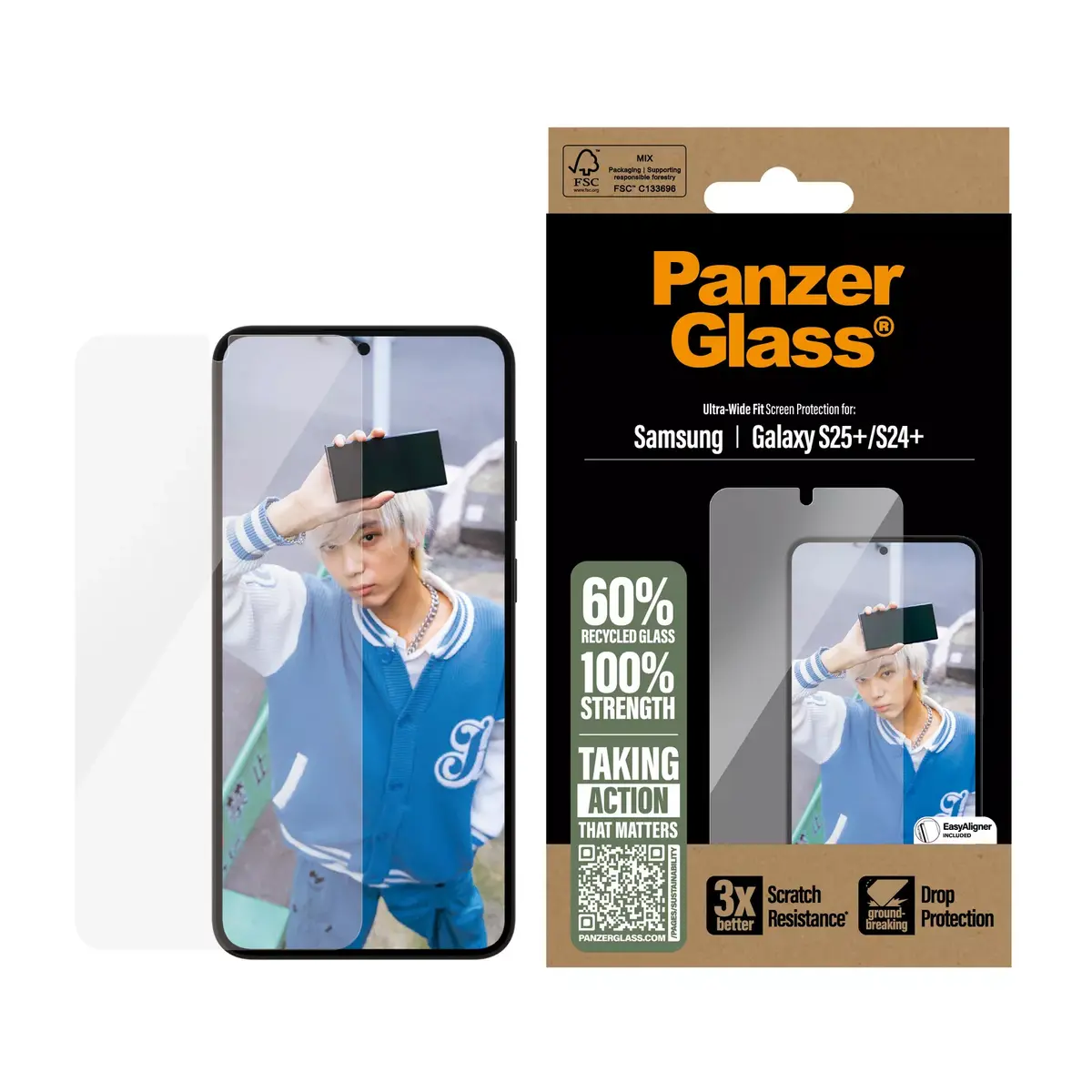 Защитное стекло PanzerGlass Samsung Galaxy S25+ Photo 2