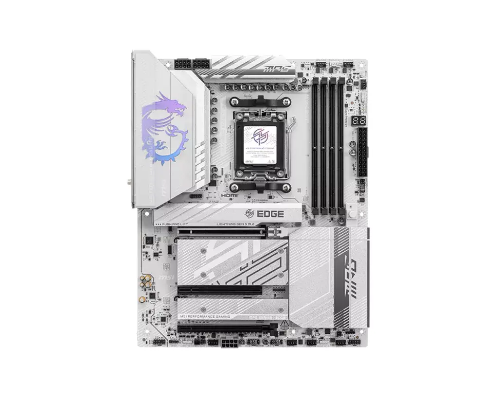 MSI MPG B850 EDGE TI WIFI motherboard — Socket AM5 ATX Photo 2