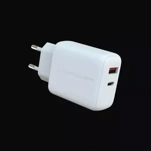 Indoor Charger LC-Power LC-GAN-45 Universal AC Fast Charging White