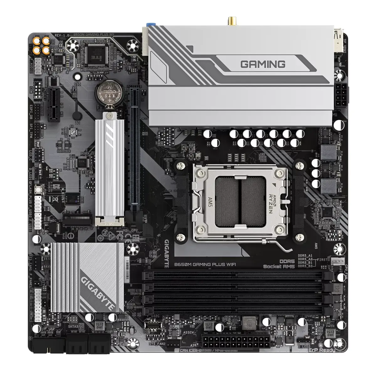Pamatplate GIGABYTE B650M GAMING PLUS WIFI, B650 Photo 5