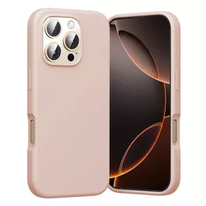 Aizsargkorpuss MagSafe Vention KUHP0-40 priekš iPhone 16 Pro Max, rozā, saderīgs ar MagSafe, triecienu absorbējošas malas