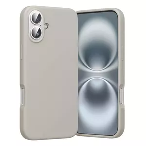 Protective MagSafe Case Vention KUHM0-10 for iPhone 16 — Grey, MagSafe-compatible, slim protective cover