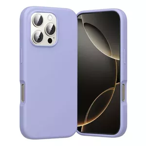Protective MagSafe Case Vention KUHV0-40 for iPhone 16 Pro Max, lilac, MagSafe compatible, wireless charging support
