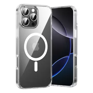 Protective case Vention KUGT0-40 for iPhone 16 Pro Max — transparent, MagSafe compatible