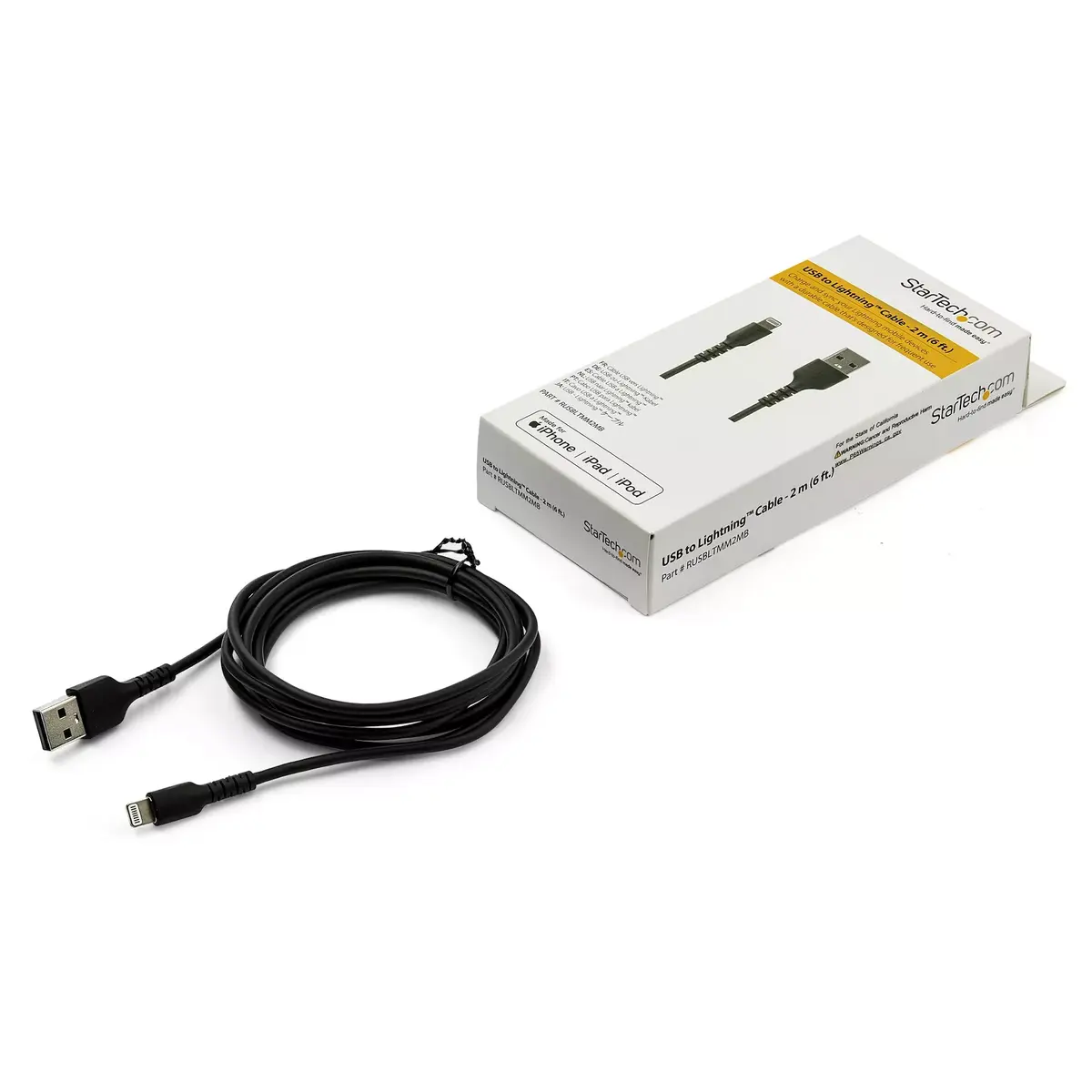 USB-A to Lightning Cable StarTech.com 6ft Photo 6