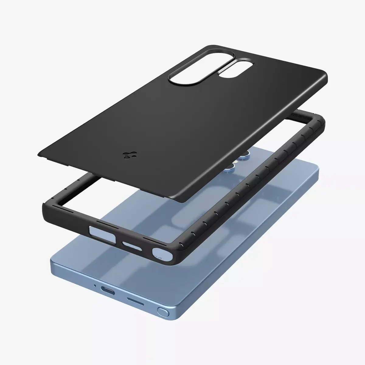 Чехол Spigen Galaxy S25 Ultra Thin Fit Black Photo 4