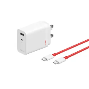 OnePlus SUPERVOOC 120W Dual Ports GaN Power Adapter Kit with USB-C and USB-A