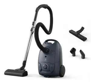Циндрический пылесос Electrolux EB51C2DB для сухой уборки мощностью 750 Вт, с мешком для пыли объемом 3 л, HEPA-фильтром и синим корпусом