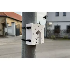 Cable cover for TP‑LINK camera mount adapters D-TC3XX-C / D-TC5XX-C / D-TC5XX-CL — White, fits 60–130 mm