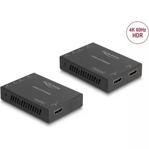 Delock HDMI pagarinātāja komplekts pa Cat.6 kabeli 4K 60 Hz 50 m (65955)