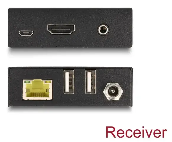 KVM-удлинитель DELOCK 65957 — HDMI/USB передатчик и приёмник Photo 4