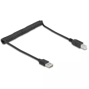 USB cable DeLOCK 90130 USB 2.0 0.8 m Black
