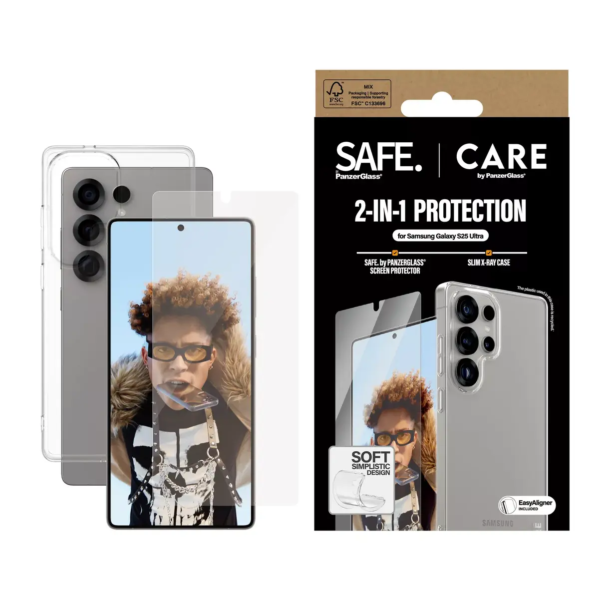PanzerGlass CARE by Fashion 2-in-1 Bundle Samsung Galaxy S25 Ultra Photo 2