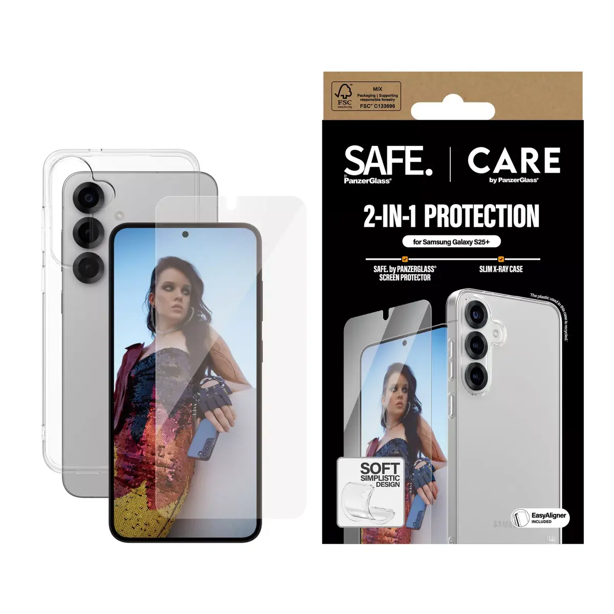 PanzerGlass CARE by Fashion 2-в-1 Комплект Samsung Galaxy S25+ Photo 2