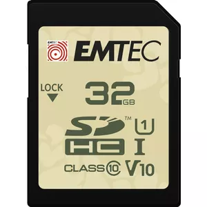 Flash Memory Emtec 32GB UHS-I SDHC V30/V10